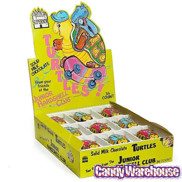 Foiled Milk Chocolate Turtles: 36-Piece Display 4 Foiled Milk Chocolate Turtles: 36-Piece Display - Image 4