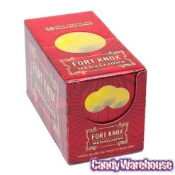 Fort Knox Gold Foiled Milk Chocolate US Dollar Medallions: 30-Piece Box -Candy Promotion Sale fort knox gold foiled milk chocolate us dollar medallions 30 piece box candy warehouse 9