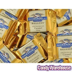 Ghirardelli Milk Chocolate With Caramel Filling Squares: 50-Piece Box -Candy Promotion Sale ghirardelli milk chocolate with caramel filling squares 50 piece box candy warehouse 4 1dfc04a5 65f0 44cd a608 f01d7f4a405b