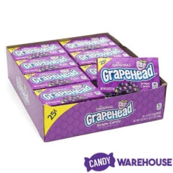 Grapehead Candy Mini Packs: 24-Piece Box -Candy Promotion Sale grapehead candy mini packs 24 piece box candy warehouse 4