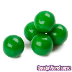 Green 1-Inch Gumballs: 2LB Bag -Candy Promotion Sale green 1 inch gumballs 2lb bag candy warehouse 3