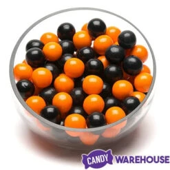 Gumballs Color Combo - Orange And Black: 4LB Box 6 Gumballs Color Combo - Orange And Black: 4LB Box -Candy Promotion Sale gumballs color combo orange and black 4lb box candy warehouse 3