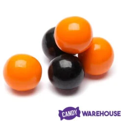 Gumballs Color Combo - Orange And Black: 4LB Box 7 Gumballs Color Combo - Orange And Black: 4LB Box -Candy Promotion Sale gumballs color combo orange and black 4lb box candy warehouse 4