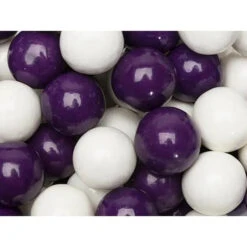 Gumballs Color Combo - Purple And White: 4LB Box