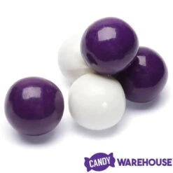 Gumballs Color Combo - Purple And White: 4LB Box -Candy Promotion Sale gumballs color combo purple and white 4lb box candy warehouse 3