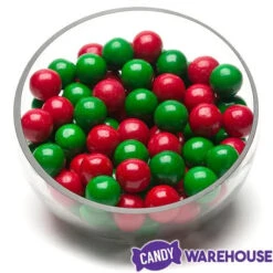 Gumballs Color Combo - Red And Green: 4LB Box 6 Gumballs Color Combo - Red And Green: 4LB Box -Candy Promotion Sale gumballs color combo red and green 4lb box candy warehouse 3