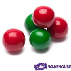 Gumballs Color Combo - Red And Green: 4LB Box 7 Gumballs Color Combo - Red And Green: 4LB Box -Candy Promotion Sale gumballs color combo red and green 4lb box candy warehouse 4