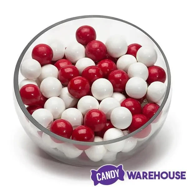 Gumballs Color Combo - Red And White: 4LB Box 2 Gumballs Color Combo - Red And White: 4LB Box - Image 2
