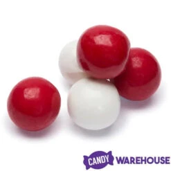 Gumballs Color Combo - Red And White: 4LB Box 6 Gumballs Color Combo - Red And White: 4LB Box -Candy Promotion Sale gumballs color combo red and white 4lb box candy warehouse 3