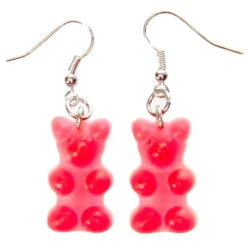 Gummy Bear Earrings - Red