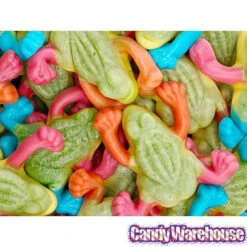 Gummy Filled Tropical Frogs: 1KG Bag -Candy Promotion Sale gummy filled tropical frogs 1kg bag candy warehouse 4