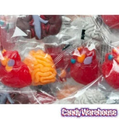 Gummy Internal Organs Candy: 38-Piece Bag -Candy Promotion Sale gummy internal organs candy 38 piece bag candy warehouse 4