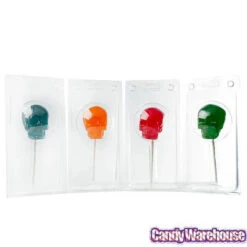 Gummy Skulls On A Stick Assortment: 4-Piece Box -Candy Promotion Sale gummy skulls on a stick assortment 4 piece box candy warehouse 9