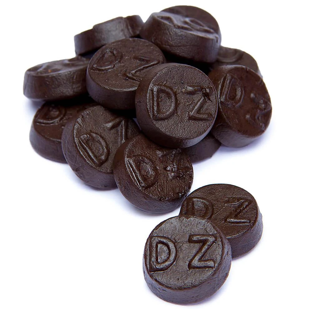 Gustaf's Double Salt Black Licorice Buttons: 1KG Bag 1 Gustaf's Double Salt Black Licorice Buttons: 1KG Bag