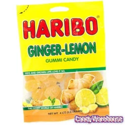 Haribo Ginger-Lemon Gummy Candy: 3LB Box -Candy Promotion Sale haribo ginger lemon gummy candy 3lb box candy warehouse 4
