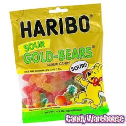 Haribo Gold-Bears Sour Gummy Bears Candy: 3LB Box -Candy Promotion Sale haribo gold bears sour gummy bears candy 3lb box candy warehouse 3