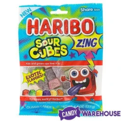 Haribo Zing Sour Cubes Gummy Candy: 3LB Box 9 Haribo Zing Sour Cubes Gummy Candy: 3LB Box -Candy Promotion Sale haribo zing sour cubes gummy candy 3lb box candy warehouse 5