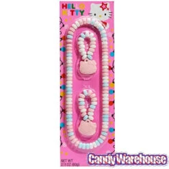 Hello Kitty Candy Jewelry Packs: 24-Piece Display -Candy Promotion Sale hello kitty candy jewelry packs 24 piece display candy warehouse 3
