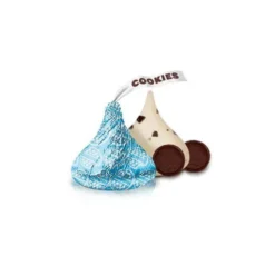 Hershey's Kisses Blue Foiled Cookies N Creme Candy: 60-Piece Bag -Candy Promotion Sale hershey s kisses blue foiled cookies n creme candy 60 piece bag candy warehouse 3