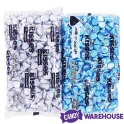 Hershey's Kisses Color Combo - Light Blue And White: 800-Piece Box 9 Hershey's Kisses Color Combo - Light Blue And White: 800-Piece Box -Candy Promotion Sale hershey s kisses color combo light blue and white 800 piece box candy warehouse 5