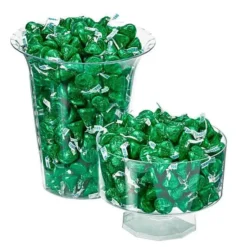 Hershey's Kisses Dark Green Foiled Milk Chocolate Candy: 400-Piece Bag -Candy Promotion Sale hershey s kisses dark green foiled milk chocolate candy 400 piece bag candy warehouse 6