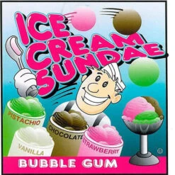 Ice Cream Sundae 1-Inch Gumballs: 850-Piece Case -Candy Promotion Sale ice cream sundae 1 inch gumballs 850 piece case candy warehouse 3