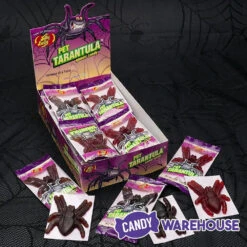 Jelly Belly Big Gummy Tarantula Spiders Candy Packs: 24-Piece Box -Candy Promotion Sale jelly belly big gummy tarantula spiders candy packs 24 piece box candy warehouse 4 6600fdc9 44da 4e69 b1a8 58721f579a14