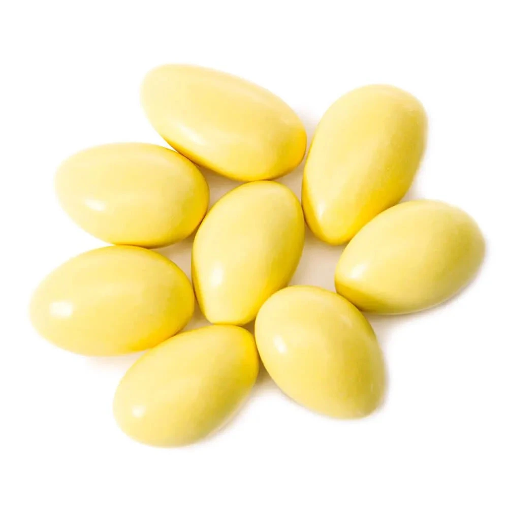 Jordan Almonds - Pastel Yellow: 5LB Bag 1 Jordan Almonds - Pastel Yellow: 5LB Bag