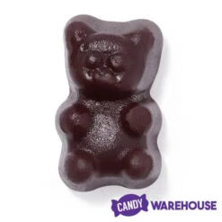 Jovy Black Cherry Gummy Bears: 5LB Bag -Candy Promotion Sale jovy black cherry gummy bears 5lb bag candy warehouse 3