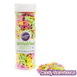 Wilton Jumbo Butterfly Sprinkles: 3.5-Ounce Bottle 5 Wilton Jumbo Butterfly Sprinkles: 3.5-Ounce Bottle -Candy Promotion Sale jumbo butterfly sprinkles 3 5 ounce bottle candy warehouse 3