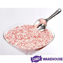 King Leo Crushed Peppermint Candy Cane Bits: 5LB Bag -Candy Promotion Sale king leo crushed peppermint candy cane bits 5lb bag candy warehouse 4