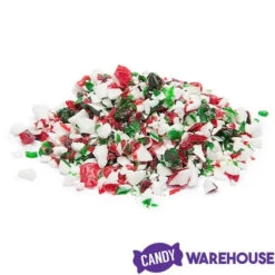King Leo Crushed Peppermint Candy Cane Bits In Red, Green, And White: 5LB Bag -Candy Promotion Sale king leo crushed peppermint candy cane bits in red green and white 5lb bag candy warehouse 4