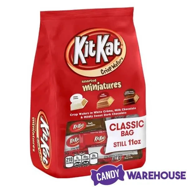 Kit Kat Assorted Minis Candy: 32-Piece Bag 2 Kit Kat Assorted Minis Candy: 32-Piece Bag - Image 2