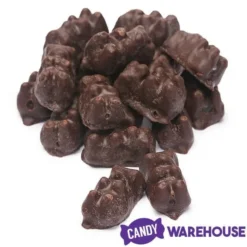 Koppers Dark Chocolate Covered Gummi Bears: 1LB Jar -Candy Promotion Sale koppers dark chocolate covered gummi bears 1lb jar candy warehouse 4