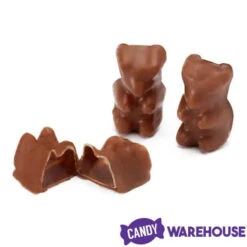 Koppers Milk Chocolate Covered Gummi Bears: 1LB Jar -Candy Promotion Sale koppers milk chocolate covered gummi bears 1lb jar candy warehouse 4