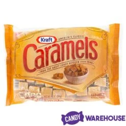 Kraft Caramel Squares Candy: 11-Ounce Bag -Candy Promotion Sale kraft caramel squares candy 11 ounce bag candy warehouse 3