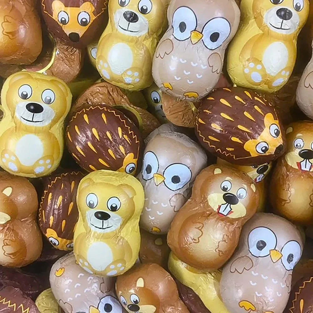 La Suissa Forest Friends Foil Wrapped Chocolates: 6-Ounce Bag 1 La Suissa Forest Friends Foil Wrapped Chocolates: 6-Ounce Bag