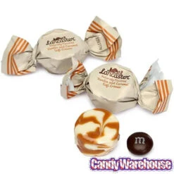 Lancaster Caramel And Vanilla Soft Cremes Candy: 8-Ounce Bag -Candy Promotion Sale lancaster caramel and vanilla soft cremes candy 8 ounce bag candy warehouse 4