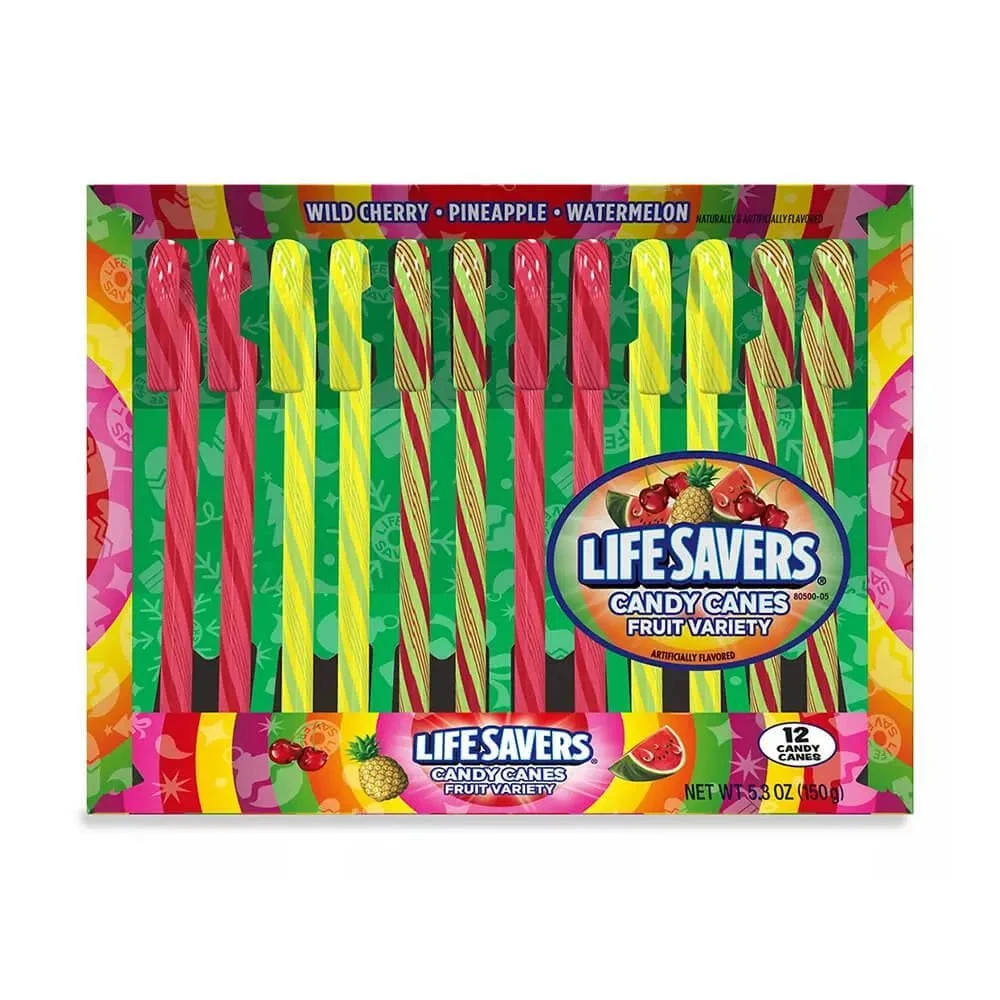 LifeSavers Candy Canes: 12-Piece Box 1 LifeSavers Candy Canes: 12-Piece Box