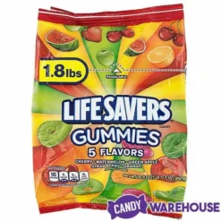 LifeSavers Gummies Candy - 5 Flavors: 1.6LB Bag -Candy Promotion Sale lifesavers gummies candy 5 flavors 1 6lb bag candy warehouse 5