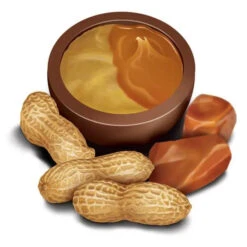 Madelaine Duets Peanut Butter & Caramel Filled Chocolate Truffles: 48-Piece Box -Candy Promotion Sale madelaine duets peanut butter and caramel filled chocolate truffles 48 piece box candy warehouse 3