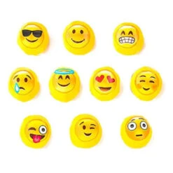 Madelaine Foiled Emoji Chocolate Balls: 5LB Bag