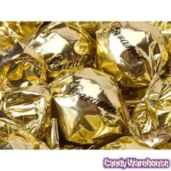 Madelaine Gold Foiled Caramel Filled Chocolate Truffles: 30-Piece Tub -Candy Promotion Sale madelaine gold foiled caramel filled chocolate truffles 30 piece tub candy warehouse 3