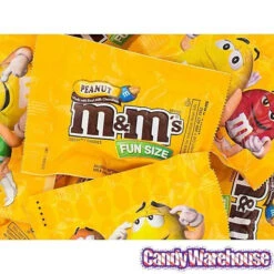 M&M's Candy Fun Size Packs - Peanut: 5LB Bag -Candy Promotion Sale mandm s candy fun size packs peanut 5lb bag candy warehouse 3