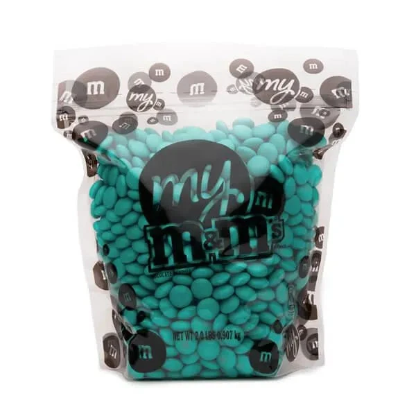 M&M's Milk Chocolate Candy - Aqua: 2LB Bag 1 M&M's Milk Chocolate Candy - Aqua: 2LB Bag