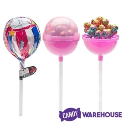 Mega Lollipops Giant Suckers: 6-Piece Display -Candy Promotion Sale mega lollipops giant suckers 6 piece display candy warehouse 6