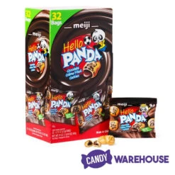 Meiji Hello Panda Chocolate Creme Filled Cookies: 32-Piece Box -Candy Promotion Sale meiji hello panda chocolate creme filled cookies 32 piece box candy warehouse 3