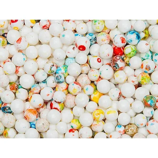 Micro Psychedelic White 1/4-Inch Jawbreakers: 2LB Bag 1 Micro Psychedelic White 1/4-Inch Jawbreakers: 2LB Bag
