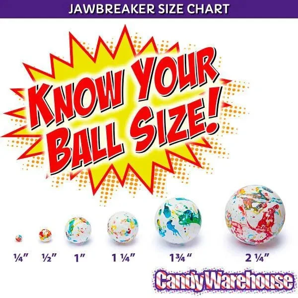 Micro Psychedelic White 1/4-Inch Jawbreakers: 2LB Bag 2 Micro Psychedelic White 1/4-Inch Jawbreakers: 2LB Bag - Image 2