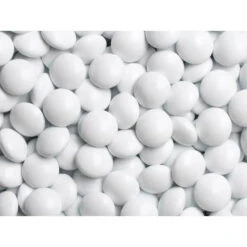 Milk Chocolate Gems - White: 2LB Bag
